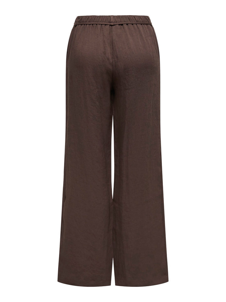 Jdyfinn Mw Belt Wide Pant Wvn - Bruin