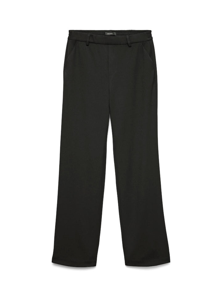 Vmmaya Mw Straight Solid Pant Noos - Zwart