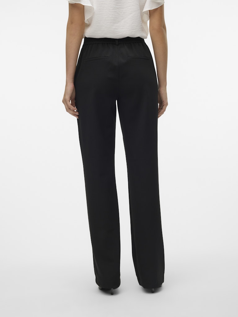 Vmmaya Mw Straight Solid Pant Noos - Zwart