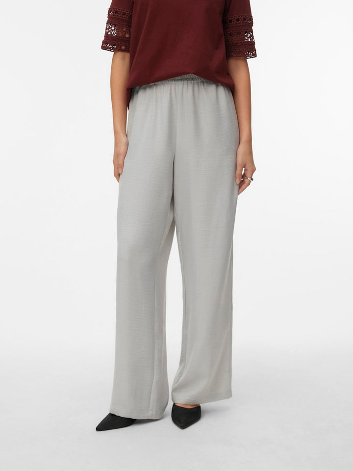 Vmjasmina Hw Pant Exp - Lichtgrijs