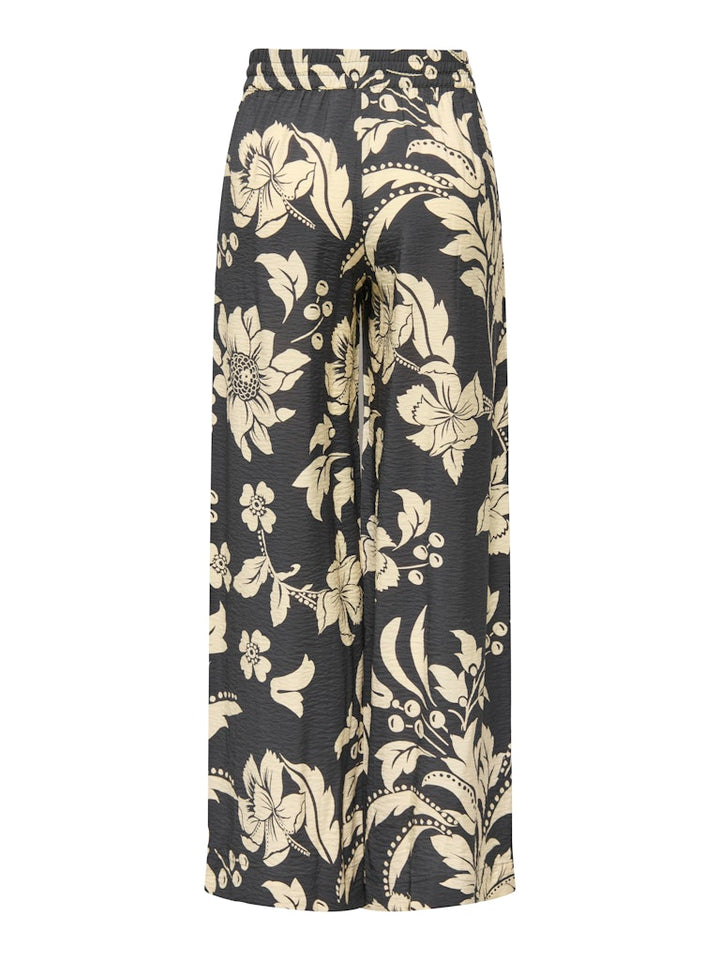 Jdytroya Life Mw Palazzo Pant Wvn Dia - Zwart Dessin