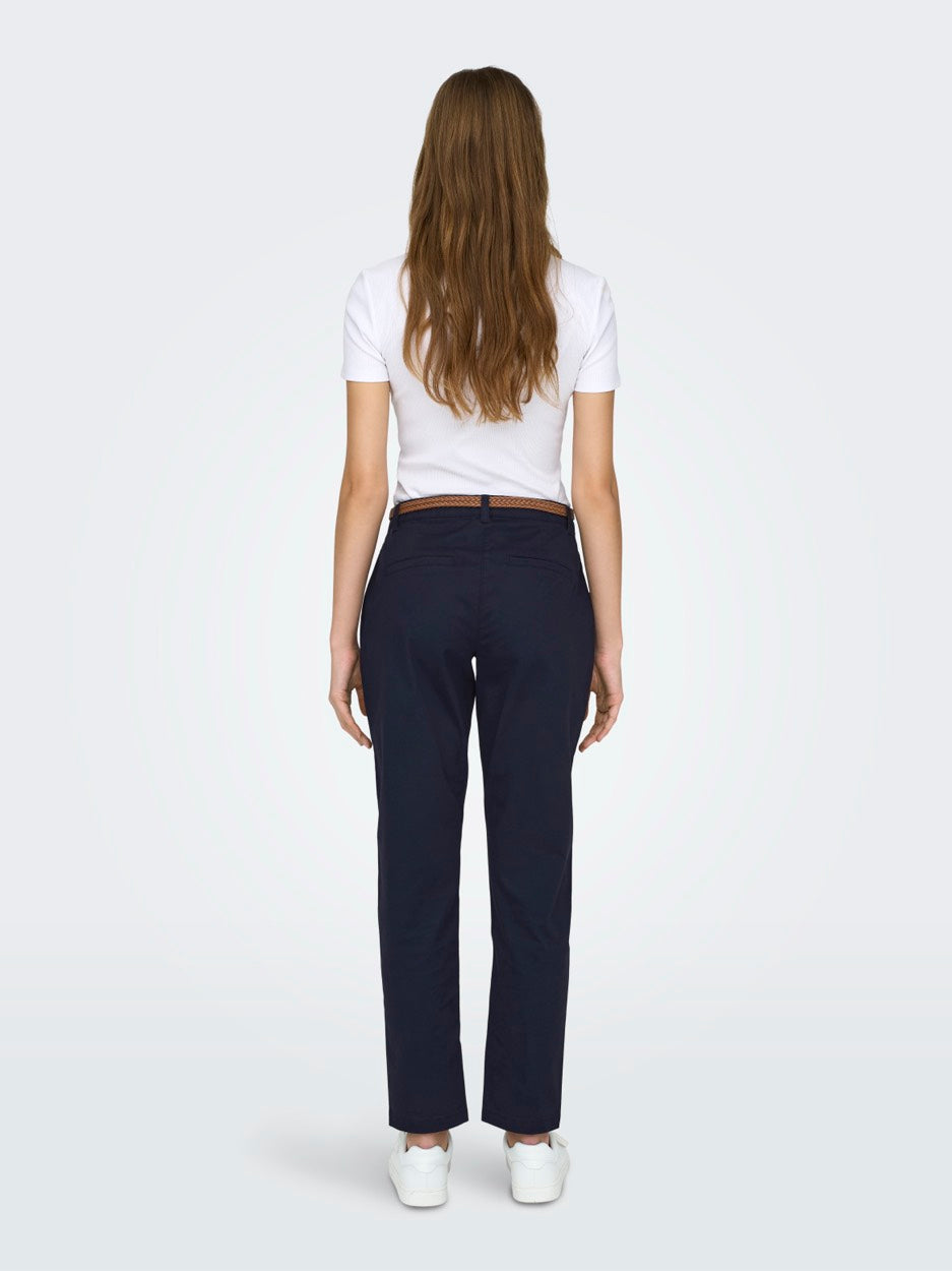 Jdychicago Mw Belted Chino - Navy