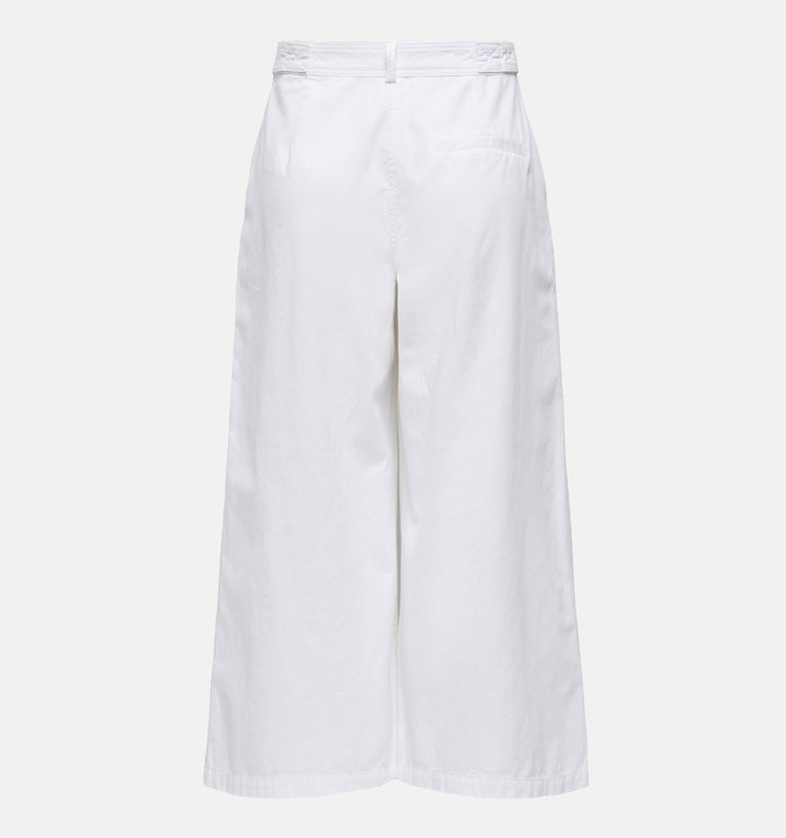 Jdyaura Hw Button Culotte Pant Pnt - Wit