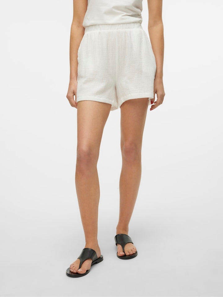 Vmnatali Hw Shorts Wvn Noos - Wit