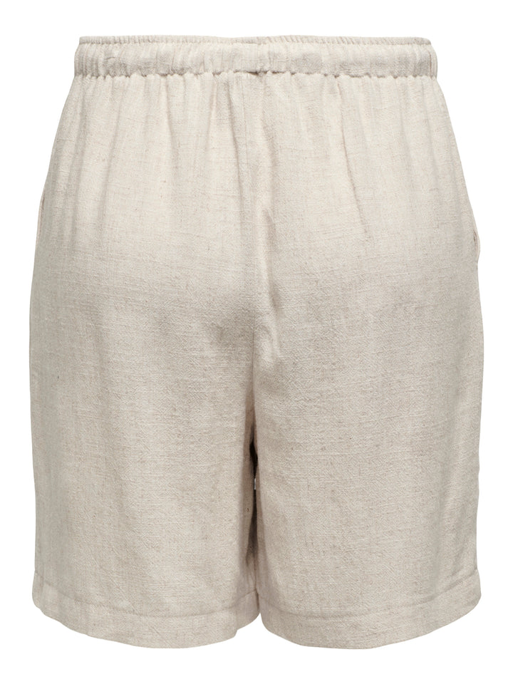 Onlsiesta Mw Pull-up Lin Bl Shorts - Zand
