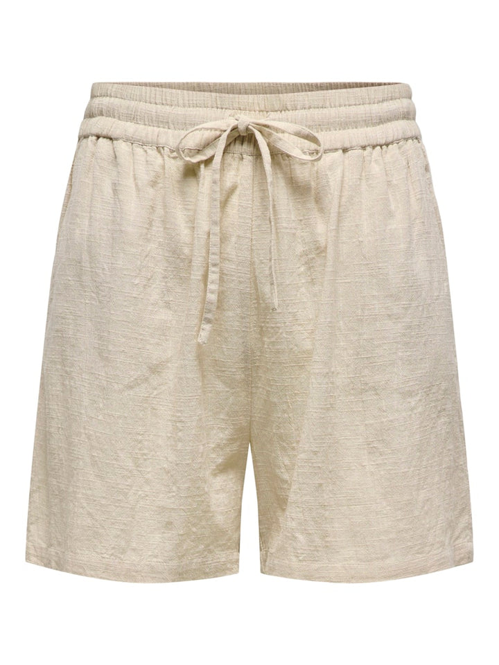 Onltizana String Cotton Shorts Wvn Noos - Beige