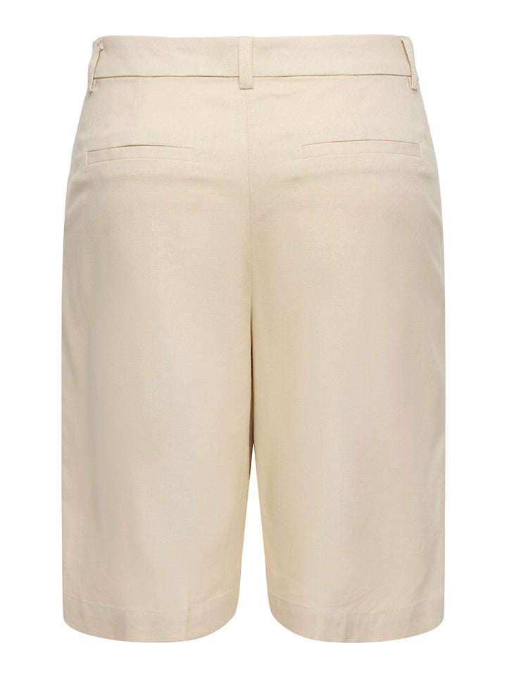 Jdynaomi Linen Mw Bermuda Shorts Tlr - Beige