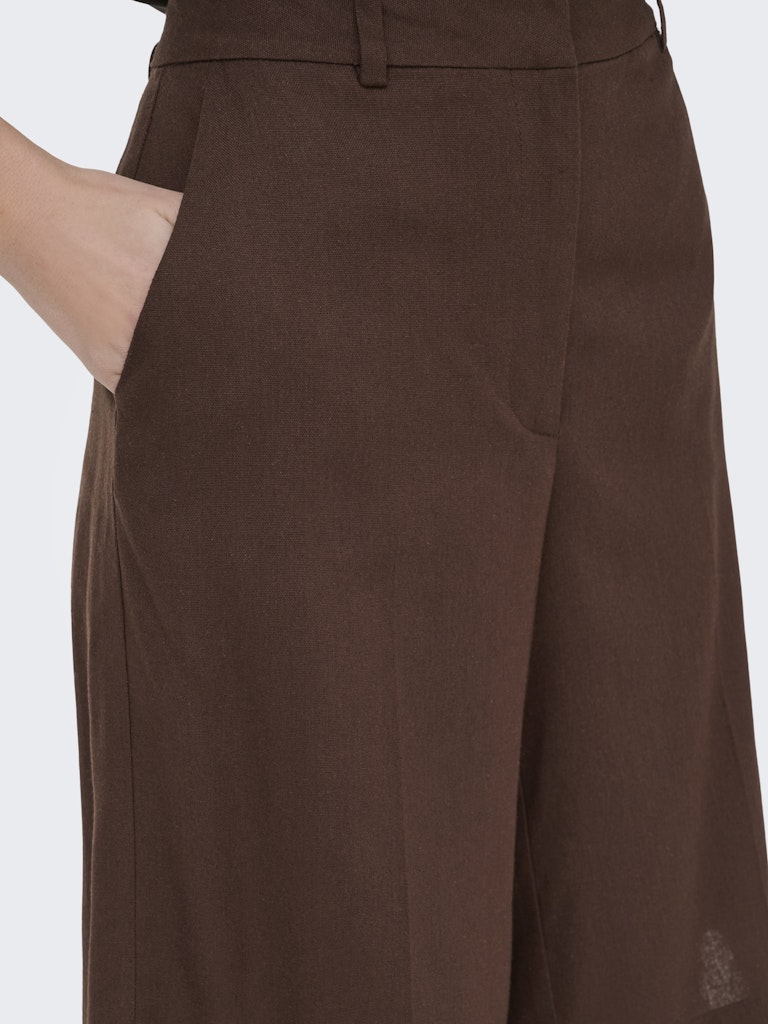 Jdynaomi Linen Mw Bermuda Shorts Tlr - Steenrood