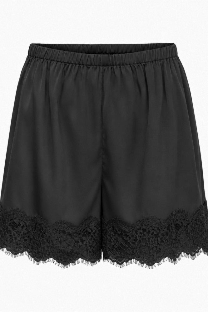 Jdyalana Mw Lace Shorts Wvn - Zwart