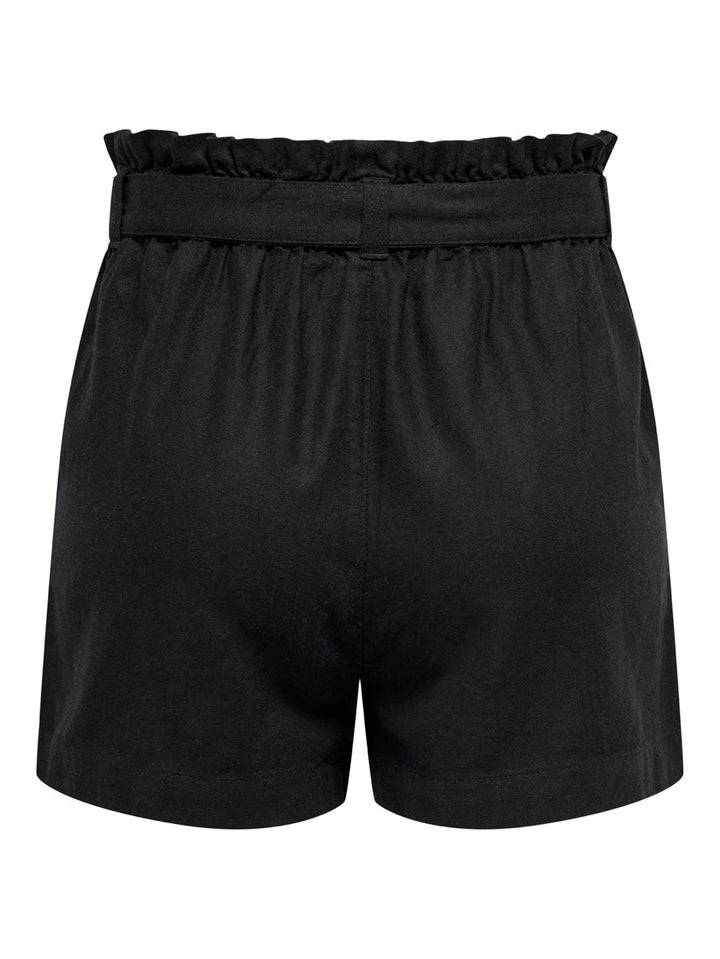 Jdysay Mw Linen Shorts Wvn Noos - Zwart