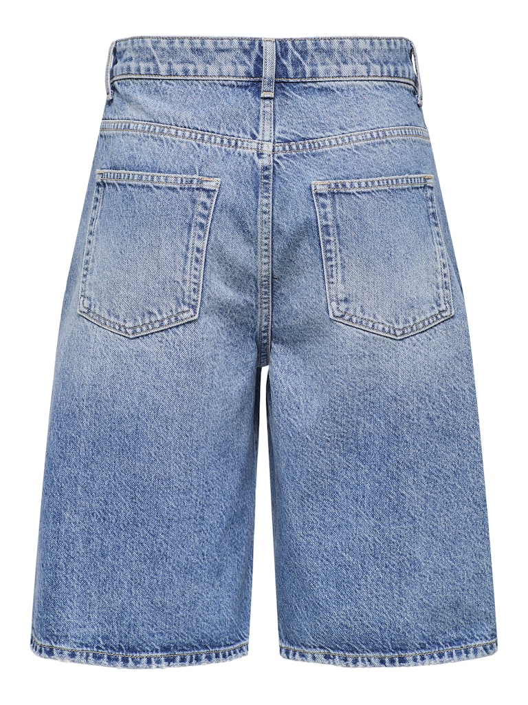 Onlmate Reg Baggy Long Shorts Dnm Noos - Blue Denim