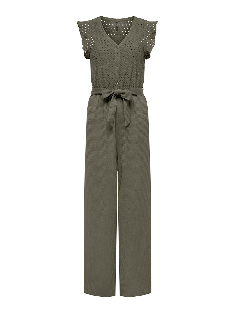 Onlelisa S/l V-neck Jumpsuit Jrs - Army