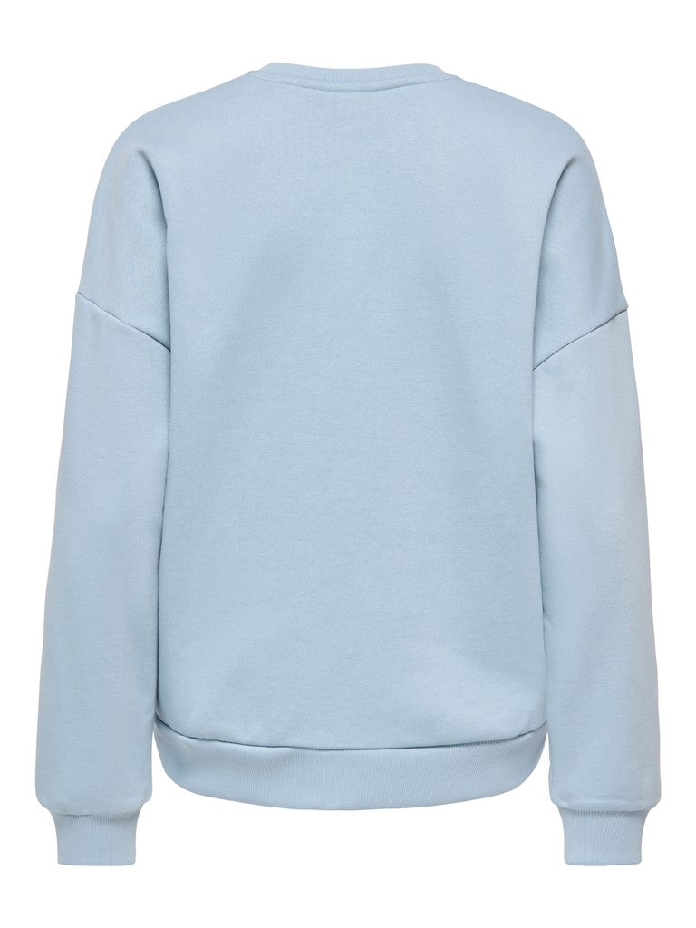 Onlzalenta Boxy L/s Box Cs Swt - Lichtblauw