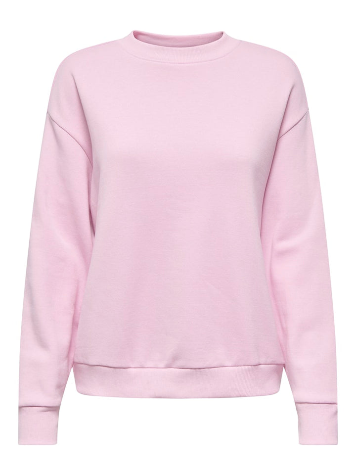 Jdynanna Life L/s Text Sweat Jrs Dia - Roze