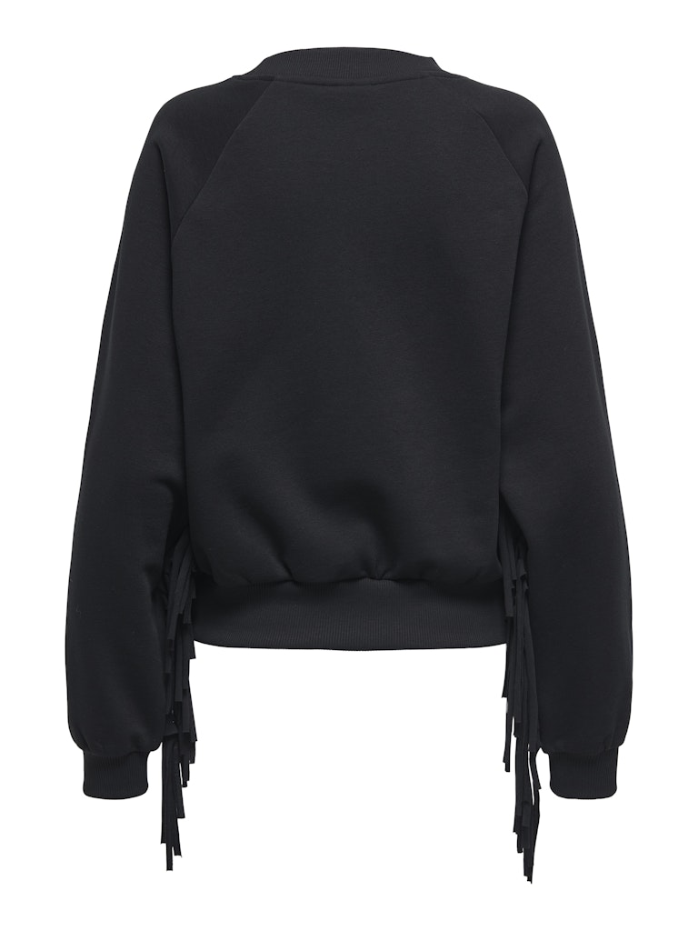 Onljett L/s O-neck Emb. Box Swt - Zwart