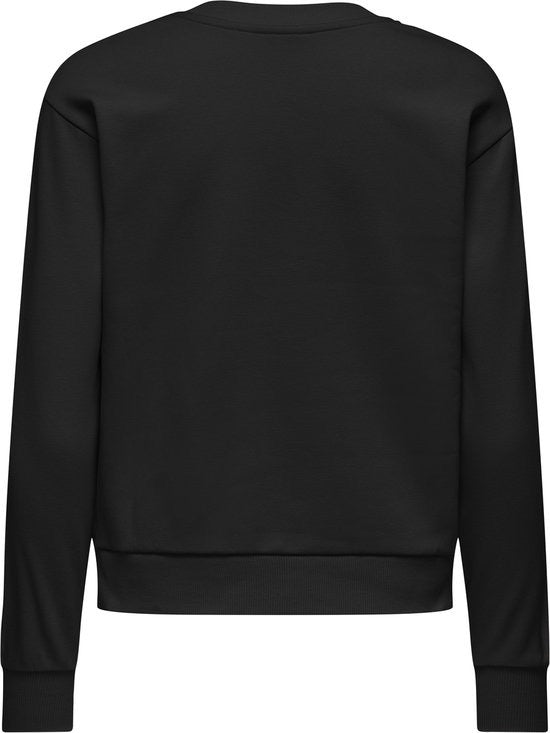 Jdyparis L/s Emb Sweat Jrs - Zwart