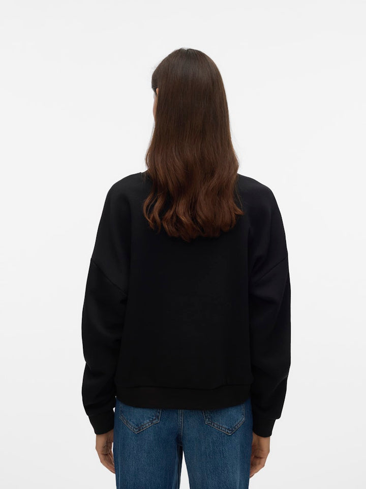 Vmlotte Trina Ls Sweat Box Ga Bf - Zwart