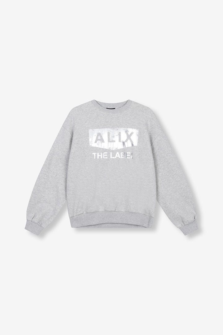 Oil Logo Sweater - Grijs Melee