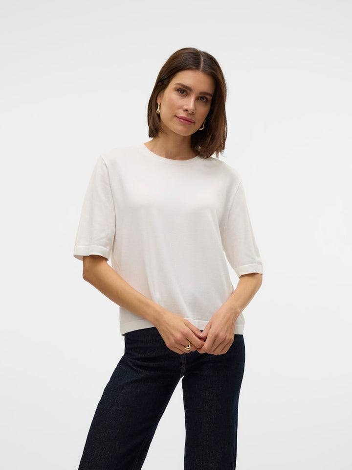 Vmsilje 2/4 O-nck Oversize Pull Ga Noos - Off-white