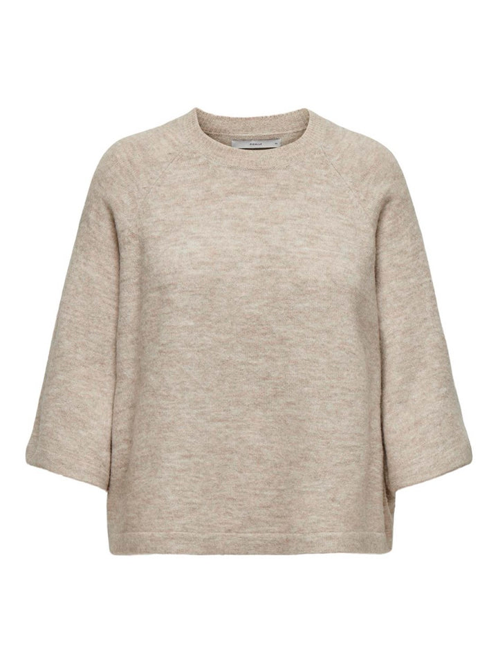 Onlsimoni 3/4 Pullover Knt Noos - Beige