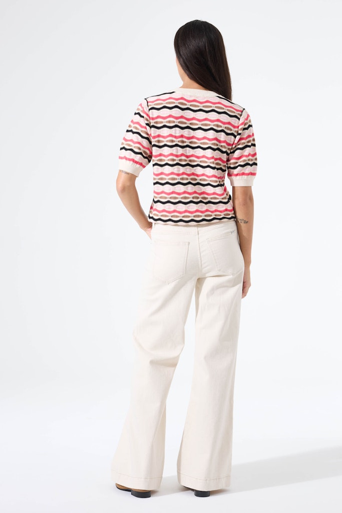 Trui Aop - Ecru Dessin