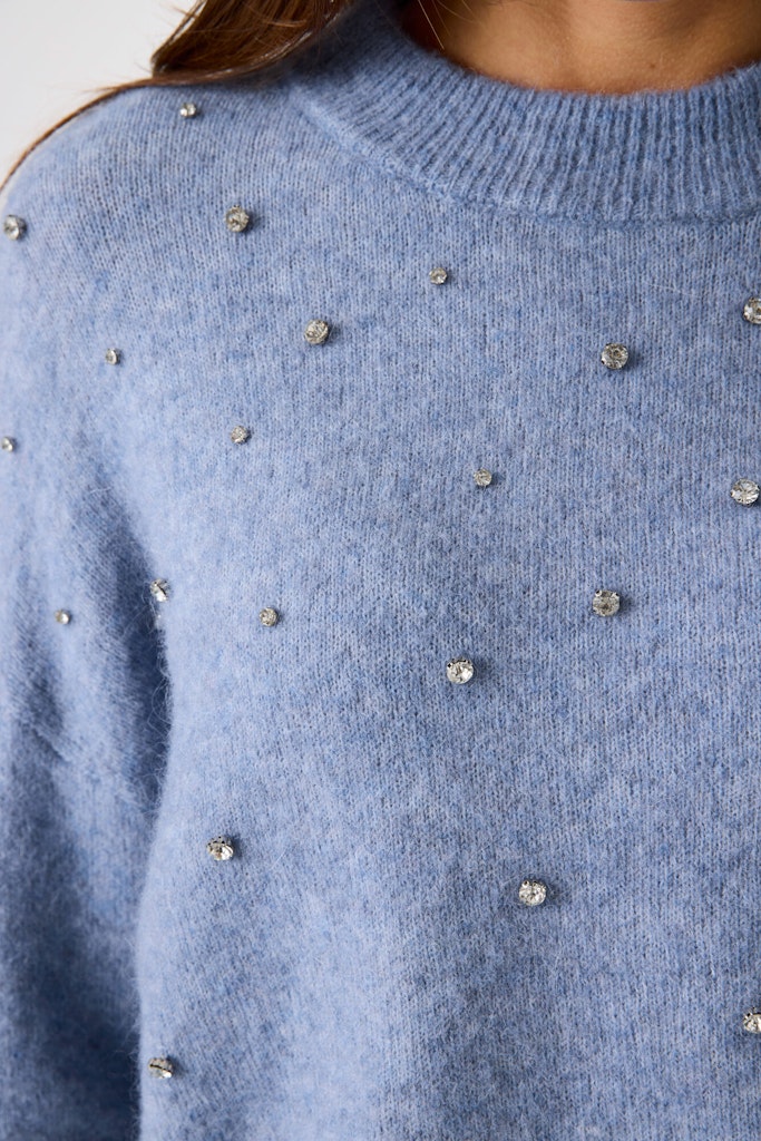 Trui Bling Bling - Lichtblauw