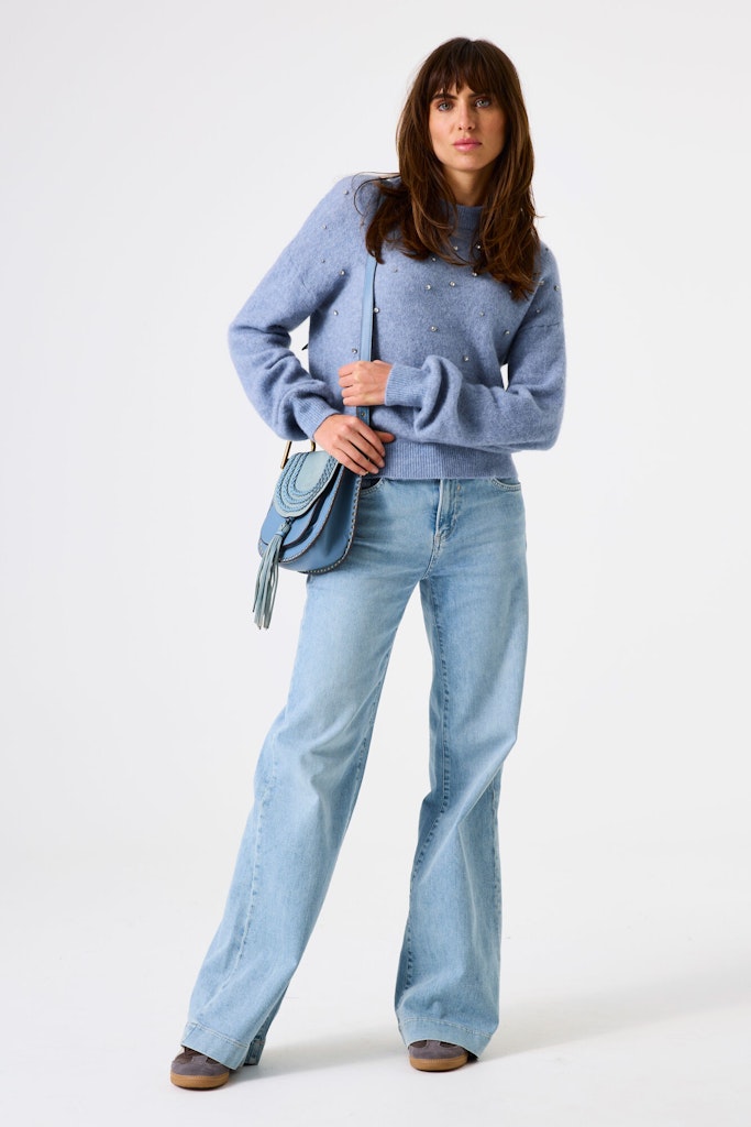 Trui Bling Bling - Lichtblauw