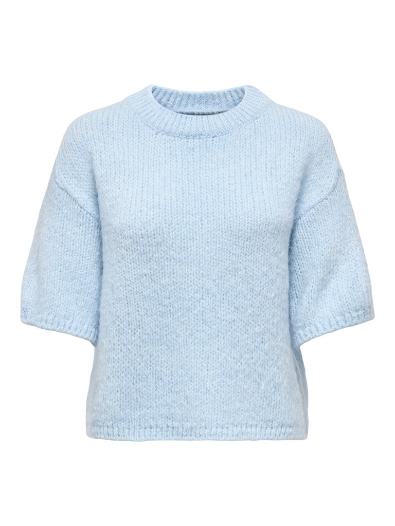 Jdylinea S/s Pullover O-neck Knt Noos - Lichtblauw