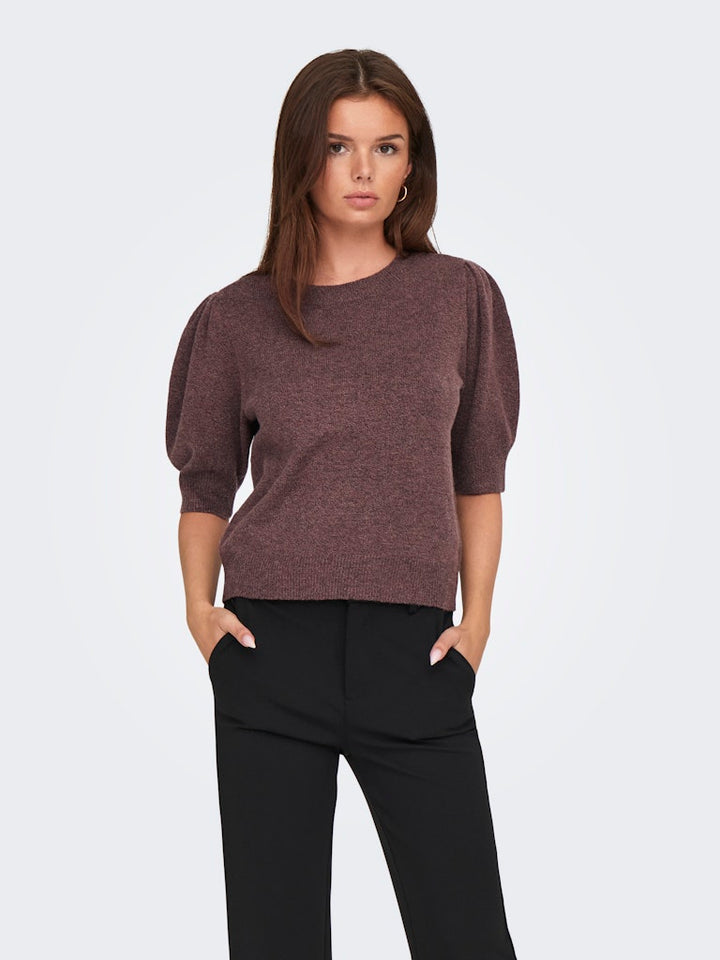 Onlrica Life 2/4 Pullover Knt Noos - Bordeaux