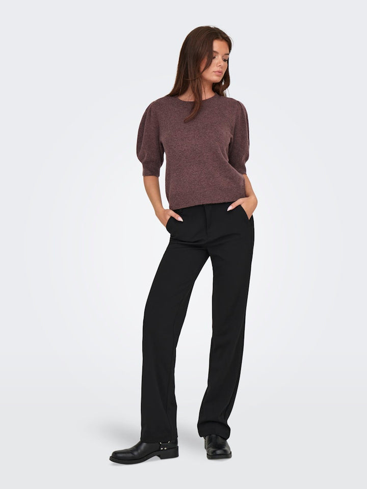 Onlrica Life 2/4 Pullover Knt Noos - Bordeaux