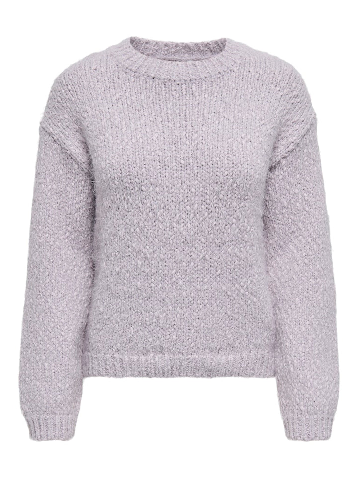 Onlbea Ls O-neck Cc Knt - Lila