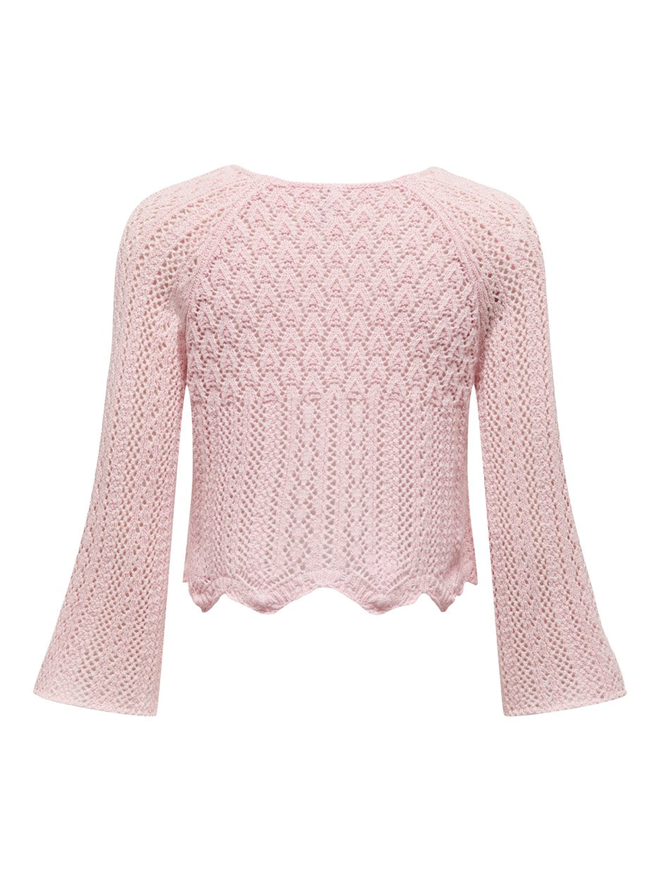 Onlnola Life  3/4 Pullover Knt Noos - Licht Roze