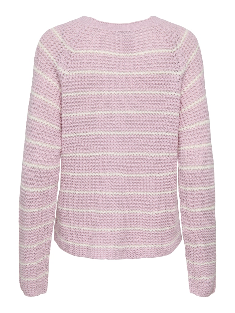 Jdyellen L/s Oneck Raglan Pullover Knt - Licht Roze