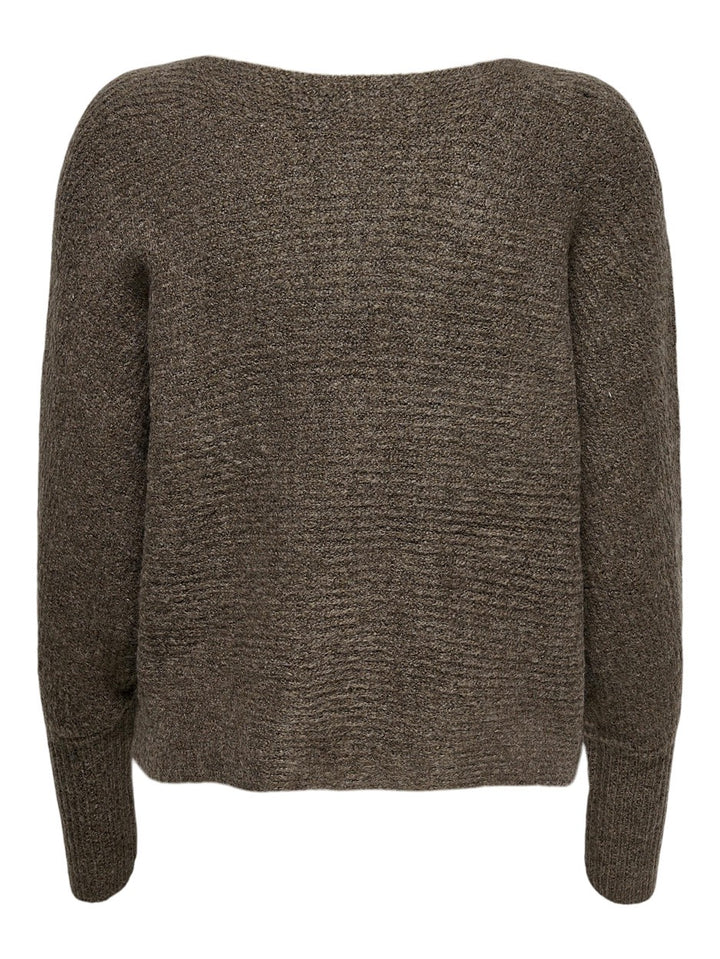 Onldaniella L/s Pullover Knt Noos - Bruin