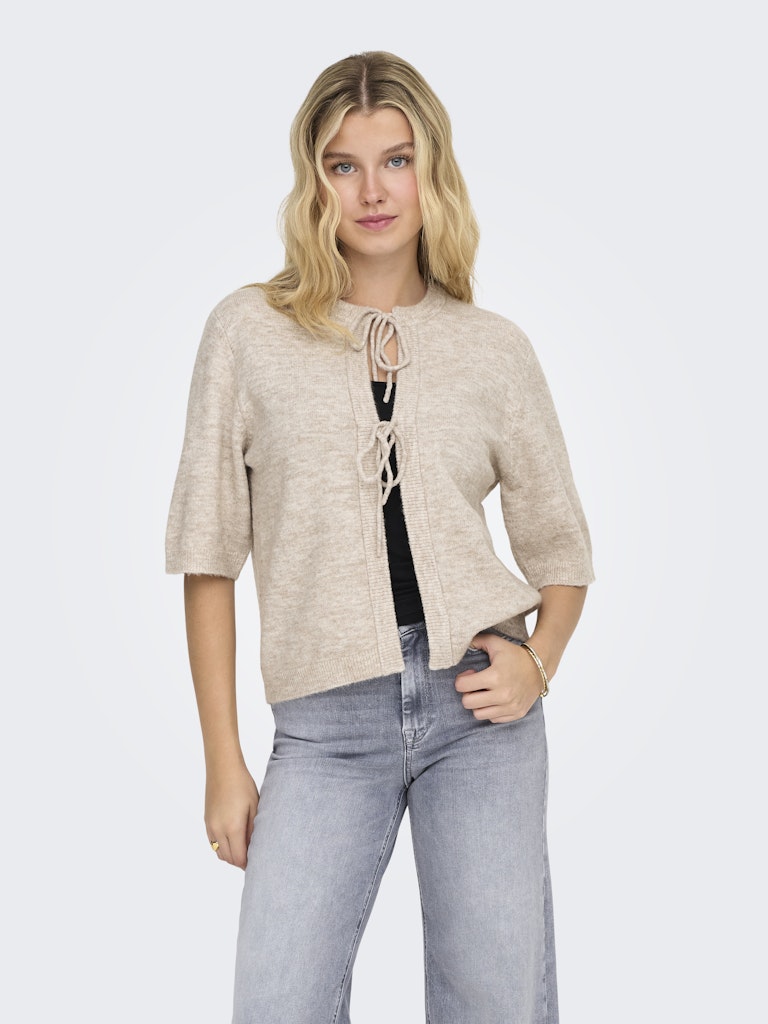 Onlsimoni 2/4 Bow Cardigan Knt Noos - Zand