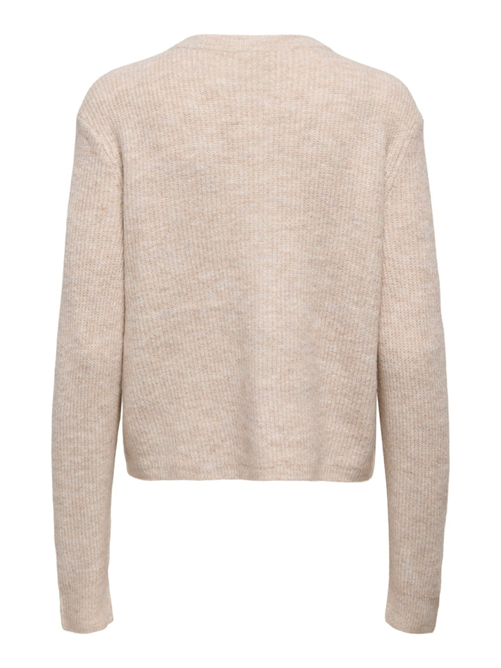 Jdyjolene L/s Bow Cardigan Knt - Beige