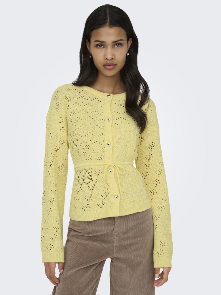 Onlelke Life Ls Cardigan Cc Knt - Geel