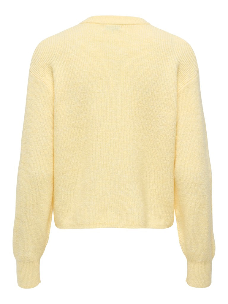 Jdylumi Life L/s Button Cardigan Knt Noos - Geel