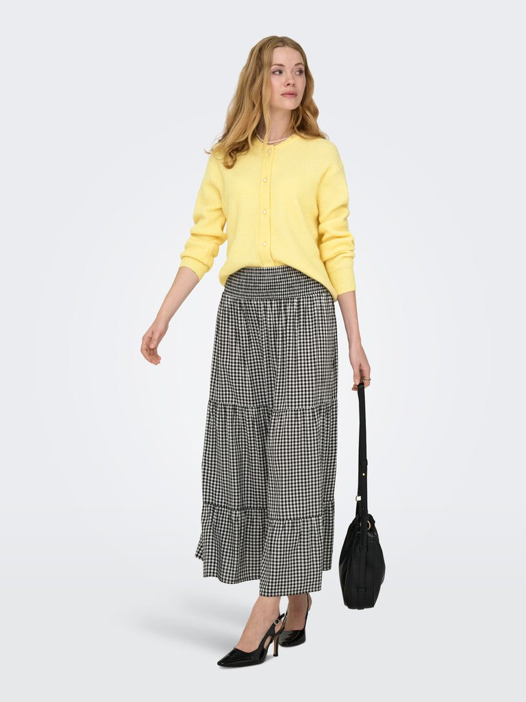 Jdylumi Life L/s Button Cardigan Knt Noos - Geel