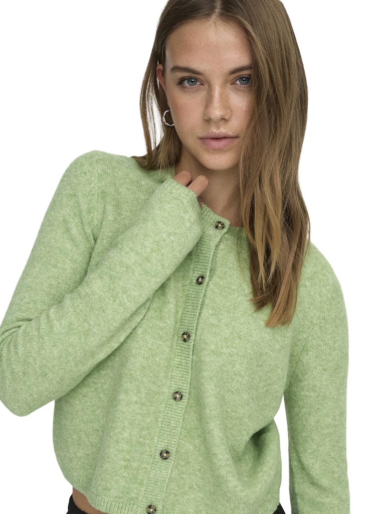 Jdychloe Life L/s Cardigan Knt Noos - Groen Melee