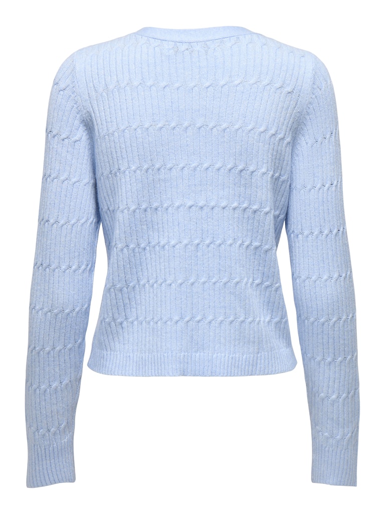 Onlkatia Ls Vneck Cardi Knt Noos - Lichtblauw