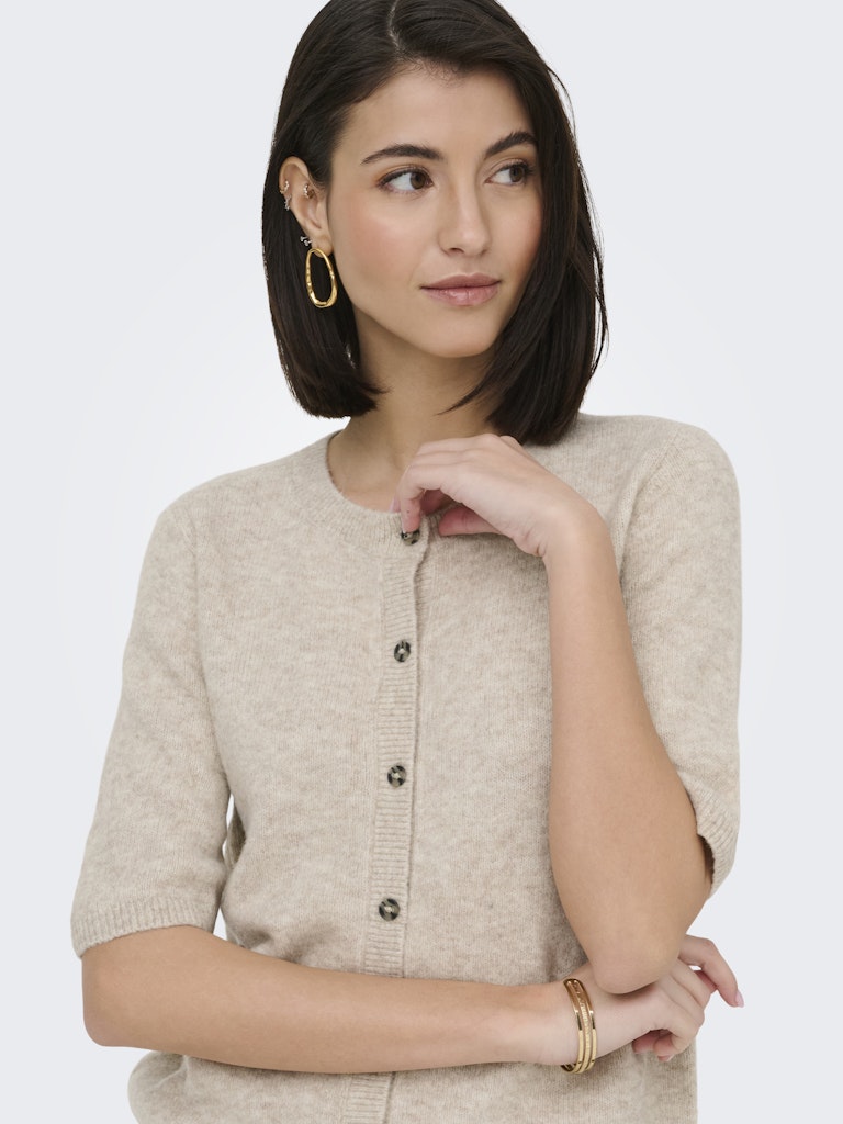 Jdychloe Life 2/4 Cardigan Knt - Licht Bruin