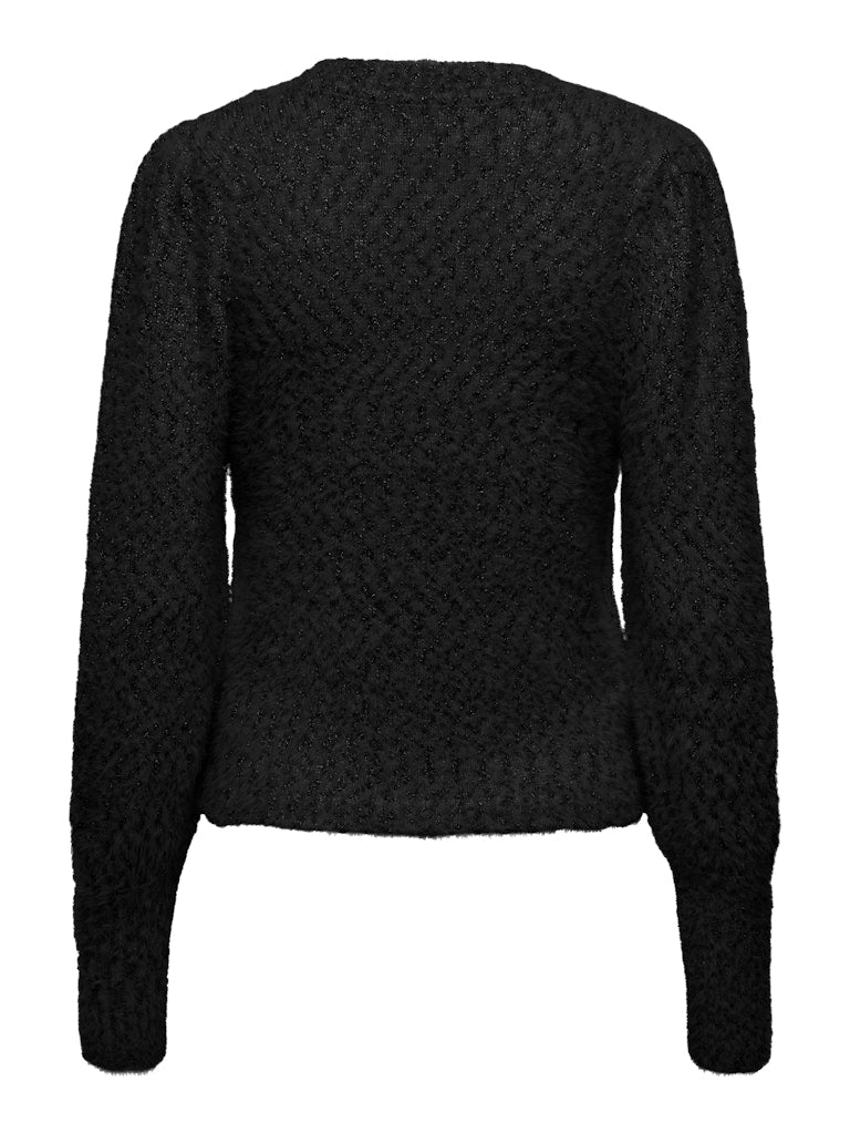 Onlrosette Ls Cardigan Cs Knt - Zwart