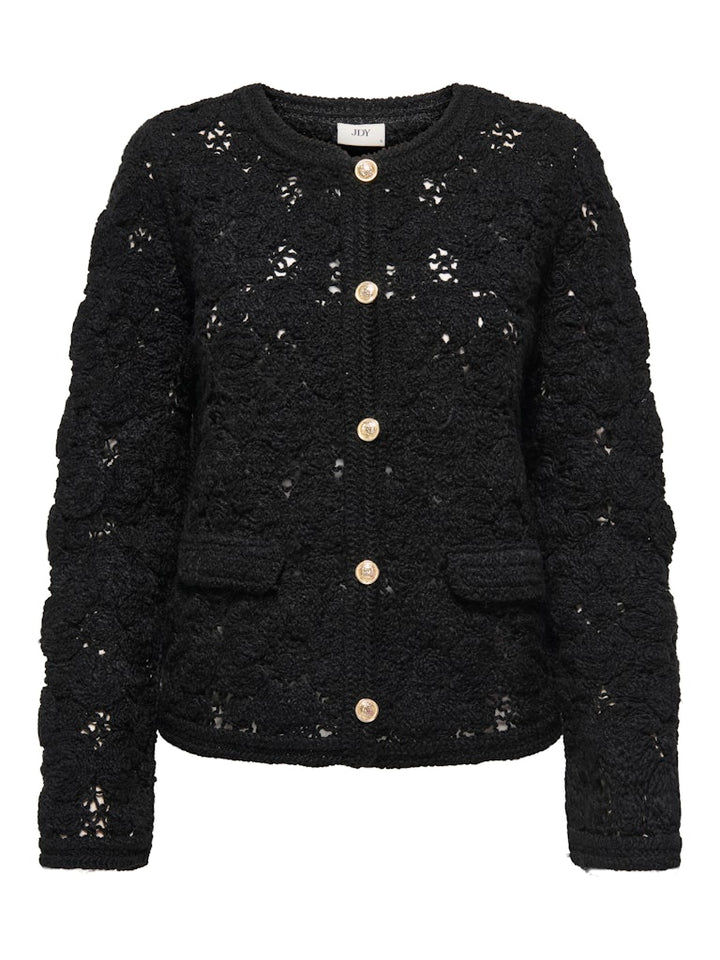 Jdyemilie L/s Cardigan Jrs - Zwart