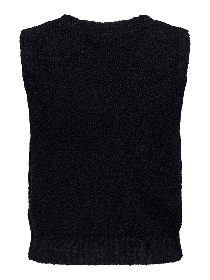 Onlalvilda Sl Waistcoat Cc Knt - Zwart