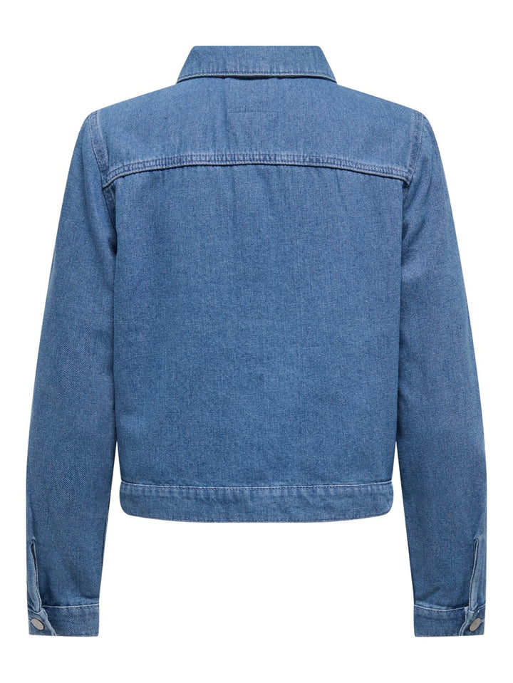 Onlrilla L/s Jacket Akm Dnm - Blue Denim