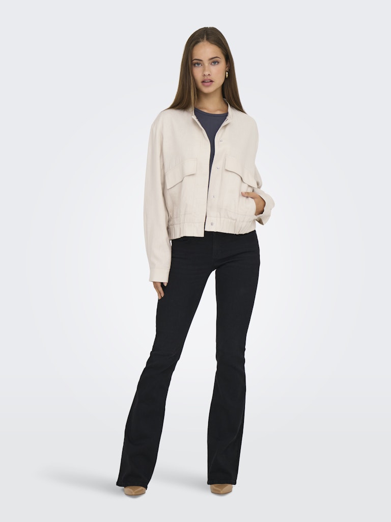 Jdykari Linen Mix Short Jacket - Zand