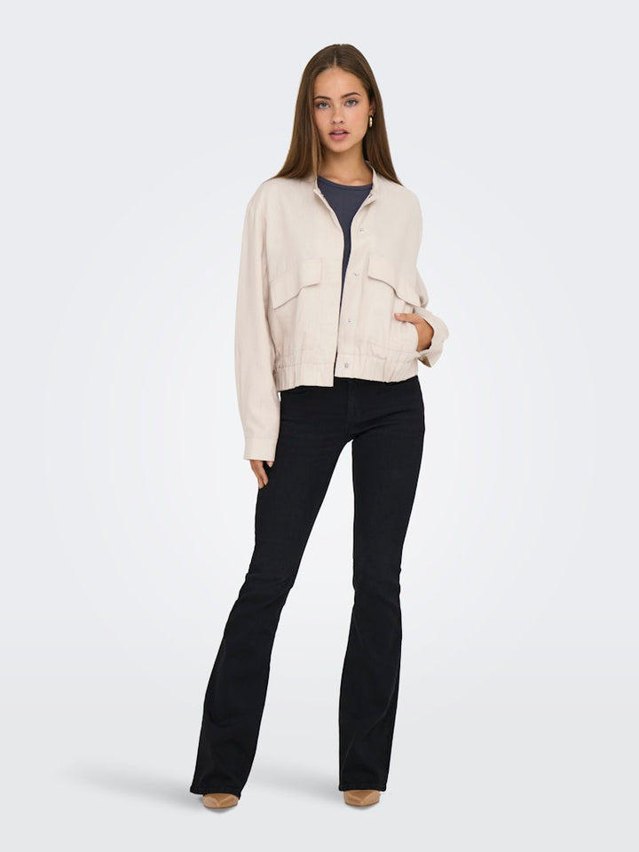 Jdykari Linen Mix Short Jacket - Zand