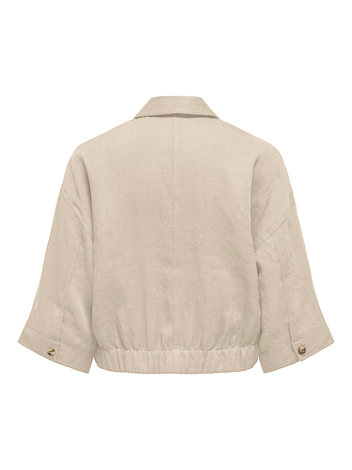 Jdyfinn 3/4 Bomber Wvn - Beige