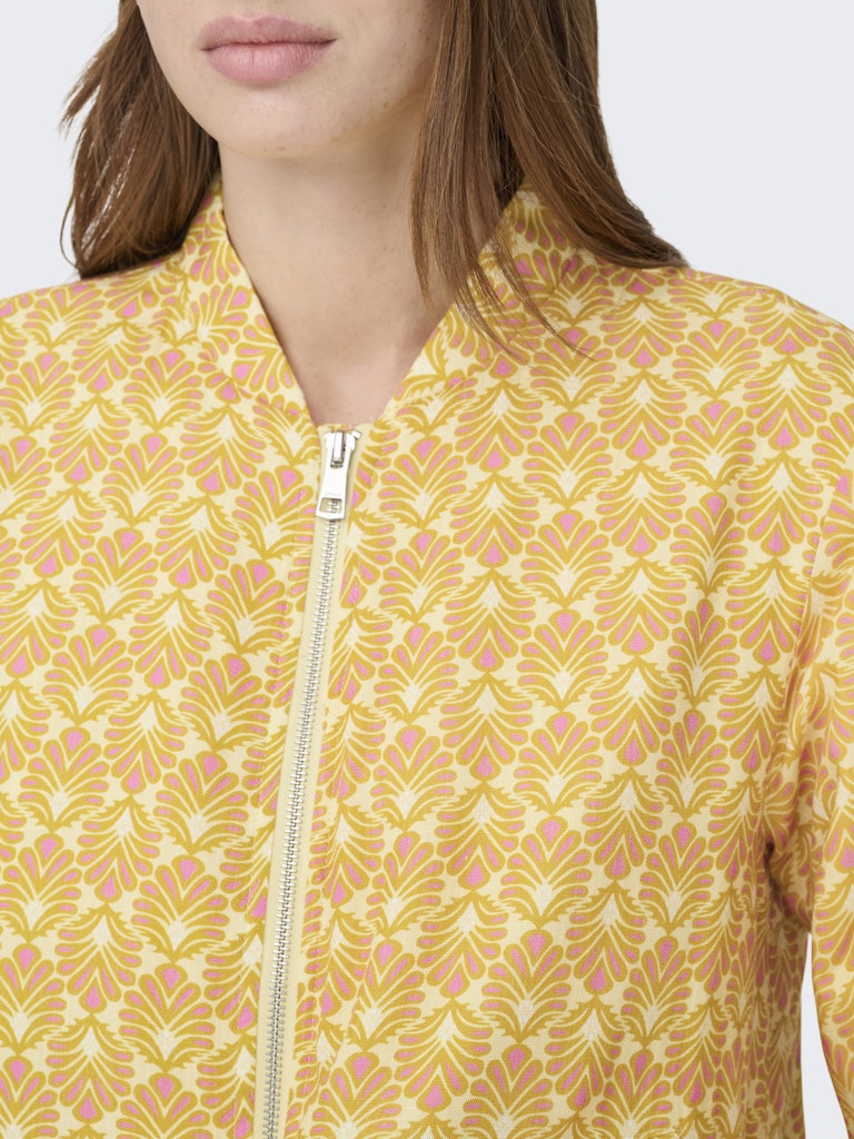 Onlbiana Aop Bomber Cs Otw - Geel Dessin